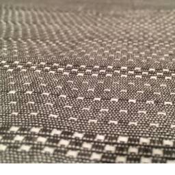 Grey Cotton Bedspread - Indian Handloom Bedcover - King Size 100% Organic Cotton-Cozy Gift-Pattern Blanket-Bohemian Home - Handmade - thumbnail 2