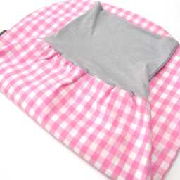 Baby Blanket, Patchwork Blanket in Pink & Mint, Optionally Available As A Set With Cuddly Toy Or Sleeping Bag. Handmade By Bab-Berlin - thumbnail 4