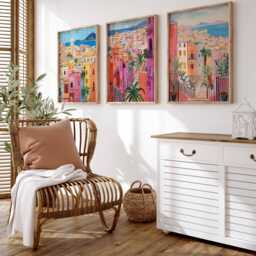 Set Of 3 Palermo Posters, Italy Prints, Sicily Wall Art Set, Italian City Mediterranean Europe Decor - thumbnail 4