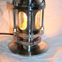 Industrial Style Stainless Steel Table Lamp - thumbnail 3