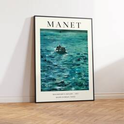 Edouard Manet Poster, Rocheforts Escape, Art Print, Impressionist Art, Water Sea Gift, A1/A2/A3/A4 - thumbnail 2