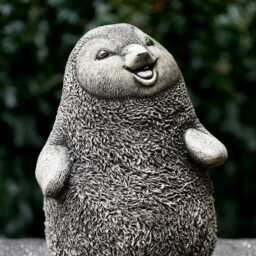 Realistic Penguin Statue Cement Bird Decoration Outdoor Sculpture Stone Winter Ornament Front Door Figurine Penguin Lover Gift - thumbnail 2