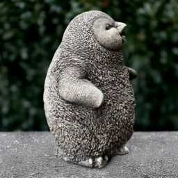 Realistic Penguin Statue Cement Bird Decoration Outdoor Sculpture Stone Winter Ornament Front Door Figurine Penguin Lover Gift - thumbnail 3