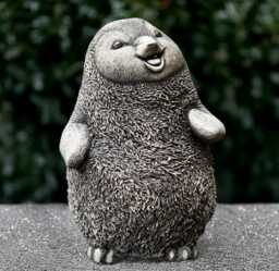 Realistic Penguin Statue Cement Bird Decoration Outdoor Sculpture Stone Winter Ornament Front Door Figurine Penguin Lover Gift - thumbnail 1