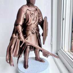 Knights Templar Medieval Warrior Knight - Collectible Statue - thumbnail 2