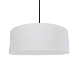 Extra Large White Lampshade in Linen With Diffuser - thumbnail 1