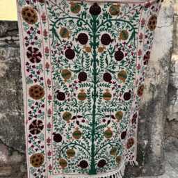 Soft Suzani Cotton Tnt Decorative Sofa Throw Blanket For Home & Living Room Styling - thumbnail 4