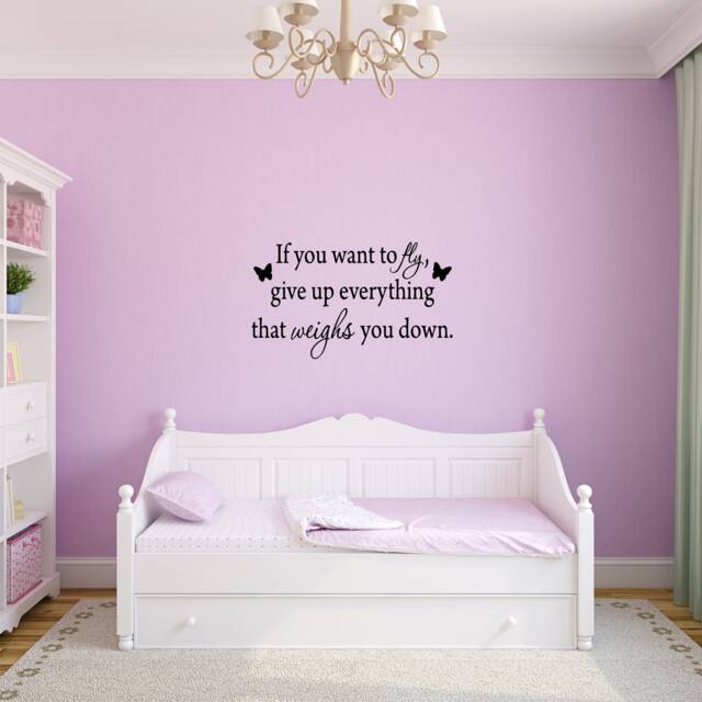 Vwaq If You Want To Fly, Give Up Everything That Weighs Down Wall Decal Vwaq-1624 - image 1