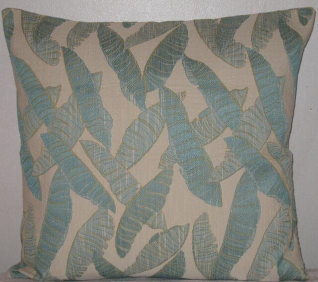 "Contemporary Leaf Decorative Pillow Cover in 20""x20" - image 1