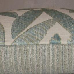 "Contemporary Leaf Decorative Pillow Cover in 20""x20" - thumbnail 3