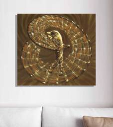 Golf Swing Painting, Sport Art Print On Canvas - thumbnail 1