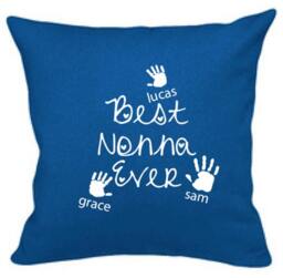 Adorable Nanna, Grandma, Nonna Pillows From The Grandchildren/Grandkids - Customised With Names. Perfect Birthday Or Christmas Gift - thumbnail 2