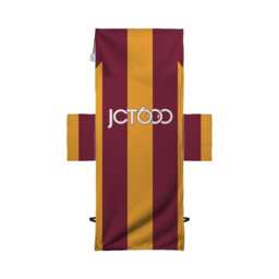 Bradford - 1999 Home Kit Orange Football Sunbed Towel With Pockets - thumbnail 2