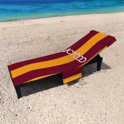 Bradford - 1999 Home Kit Orange Football Sunbed Towel With Pockets - thumbnail 1