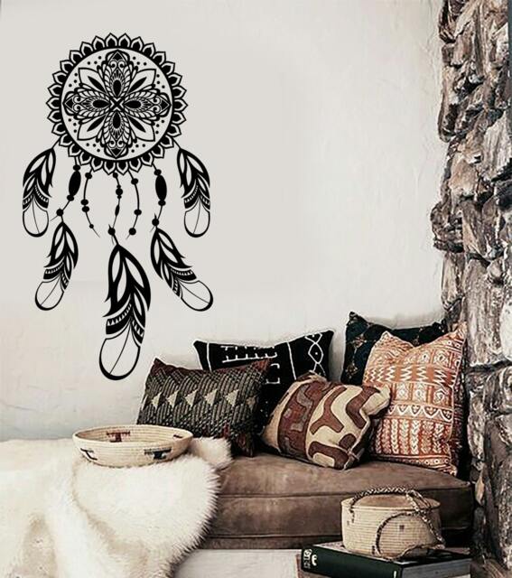 Wall Vinyl Decal Dreamcatcher Dream Catcher Fantasy Romantic Bedroom Decor 1387Dz - image 1