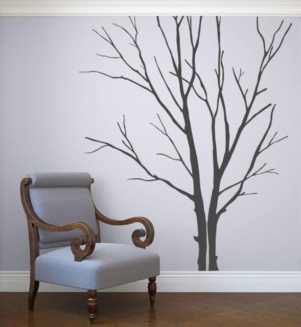Wall Decals For Living Room Winter Tree Decal Stick On Decals Bedrooms Home Decor By Decalisland -Winter Sd 060 - image 1