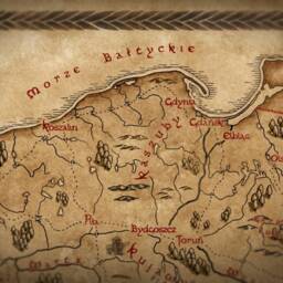 Fantasy Map Of Poland Vintage Style Medieval Cartography Wall Art - thumbnail 3
