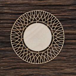 Wooden Photo Frame For Crafts - Laser Cut Blank Shape Home Decoration - thumbnail 1