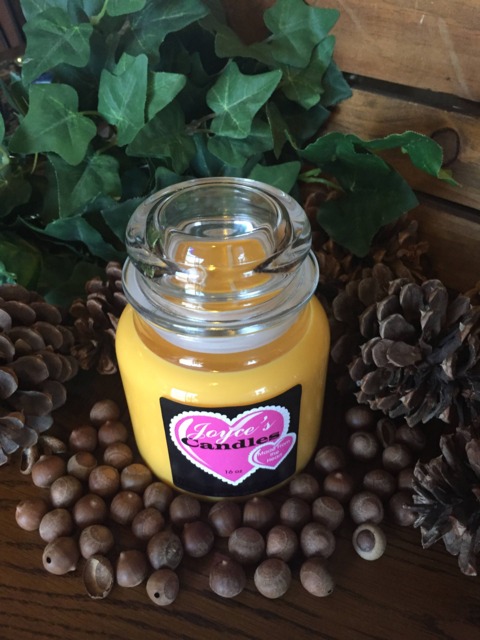 Full Moon, Hand Made, Poured, 100% Soy, All Natural Candle in 16 Oz Apothecary Jar - image 1
