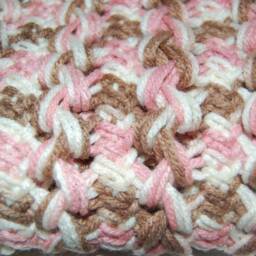 Neopolitan Hairpin Lace Blanket - thumbnail 2