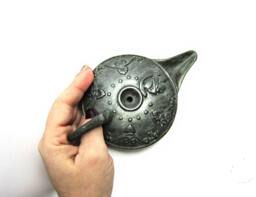 Big Bronze Oil Lamp , Reproduction Of Ancient Greek Oil Lamp Christmas - thumbnail 1