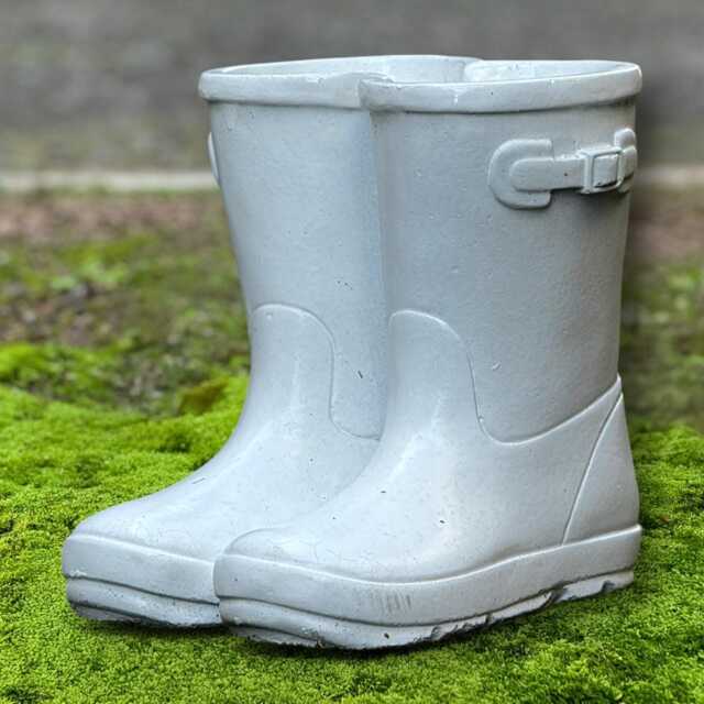 Stone Planter Figurine Garden Boots Ornament Concrete Flower Pot Sculpture Handmade Cement Shoes Statue Outdoor Patio Decor Yard Art Gift - image 1