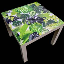 Industrial Steampunk Coffee Table Small Or Side Table. Unique Eye Catching Designs. White Black - thumbnail 3