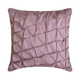 "Designer Knots, Pintucks, Textured Lavender Purple Euro Pillowcase 24""x24""/26""x26" - thumbnail 1