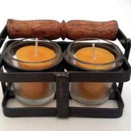 Fragrance Oil Scented Beeswax Votive Candle - thumbnail 2