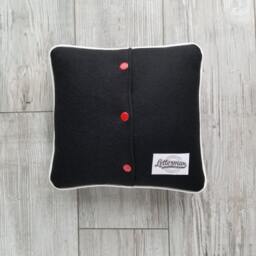 University Of Utah, Black Block U Letterman Pillow, Utah Utes, Go - thumbnail 2