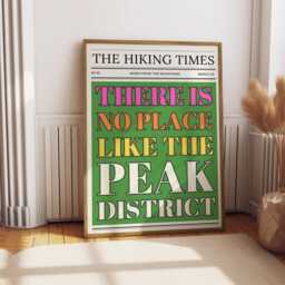 Peak District Print Hiking Times News Poster - thumbnail 3