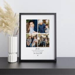 Grandma Personalised Photo Frame Mothers Day Gift, Nanny Picture Print, Mum Gift For Gran, Nan Birthday - thumbnail 3
