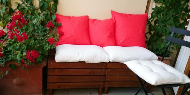 Coral Pillow Covers, Coral Decorative Pillows, Throw Red Cushions, Handmade Cases, Cushion Covers Made in France - image 1