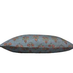 G.p & J Baker Poppy Sprig Denim Double Sided Cushion Cover Pillow - thumbnail 3
