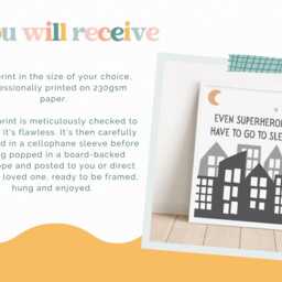 Even Superheroes Have To Sleep - Boys' Bedroom Print, Fun Superhero Wall Art, Nursery Decor - thumbnail 2