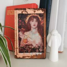 Venus Verticordia Wood Wall Art Rossetti Pre-Raphaelite Painting - thumbnail 3