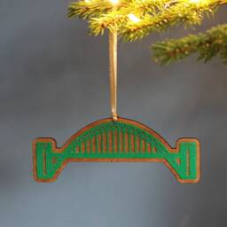 Tyne Bridge Christmas Tree Decoration - Tyneside Newcastle Gateshead Landmark - thumbnail 3