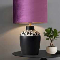 New Luxury Premium Quality Heather Pink Glamour Velvet Fabric With Brushed Metallics Lining Lamp Shade Pendant Light in Multi Sizes - thumbnail 2
