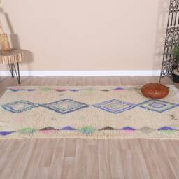 Moroccan Boujaad Rug, Authentic 5x8 Ft - thumbnail 2