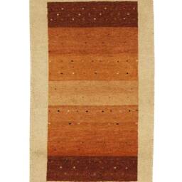 Rugeast Modern Hand Knotted Wool Bamboo Silk Rug 166x90 cm Designer Area Rectangle White Leaf Pattern Luxury Home Decor One Of A Kind - thumbnail 2
