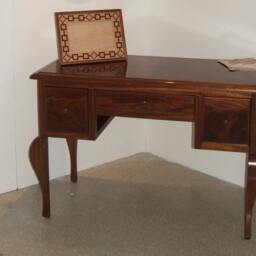 Bureau Italian Style 40S Handmade By Mahogany - thumbnail 2