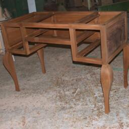 Bureau Italian Style 40S Handmade By Mahogany - thumbnail 3