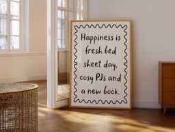Fresh Bedsheets New Book Poster - Bookish Themed Print, Girly Reading Love To Read Poster, One More Chapter - thumbnail 1