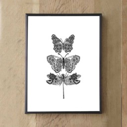 Lacy Insect Print Original Wall Art, Farmhouse Decor - thumbnail 2