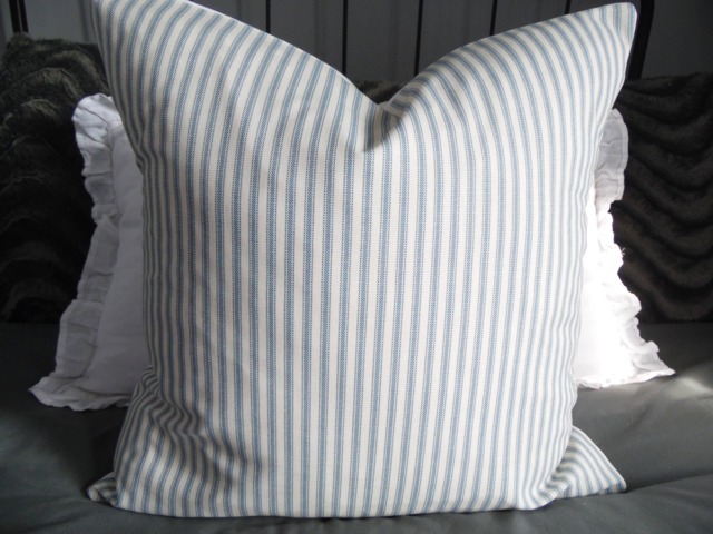 2 Color Choicesticking.light Blue.pink.nursery Decor.bedroom Decor Pillows.bothrow Pillow.toss Pillows.slipcovers.farmhouse Pillows.accents - image 1