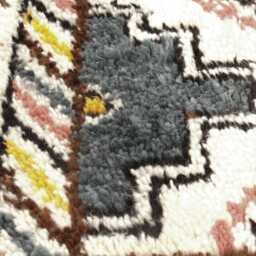 Handmade Berber Wool Rug - Colorful Geometric Moroccan Carpet - thumbnail 4