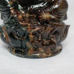 Garnet Stone Ganesha, Gemstone Ganesh, Ganesh Statue, Ganesha Figurine, Lord Spiritual Decoratives, Gem Carvings, Handcarved Ganesha - thumbnail 3