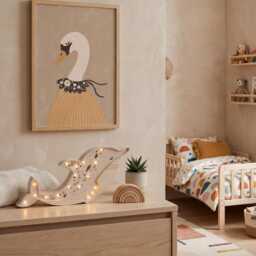 Wooden Dolphin Baby Night Light - Ocean Nursery Decor Kids Lamp Led Coastal Room Aquarium Animal Personalized Shower Gift - thumbnail 3