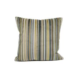 Romo - Parada Cumin Chic Striped Velvet Cushion Cover Handmade Throw Pillow Designer Home D??cor - thumbnail 2