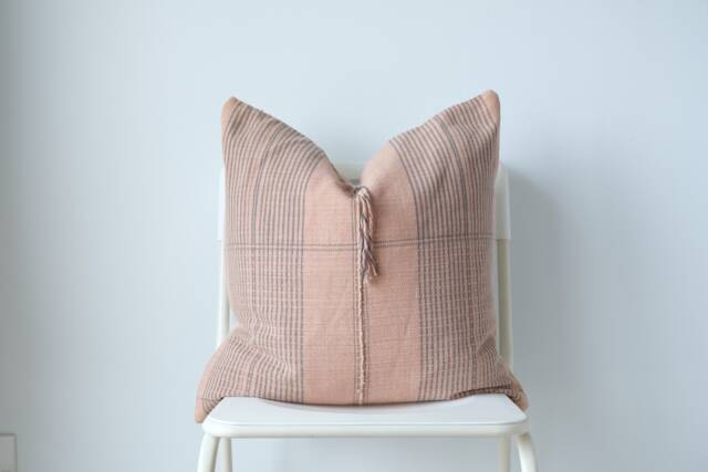 Tribal Hand Woven Natural Dye Color Pillow Cover - image 1